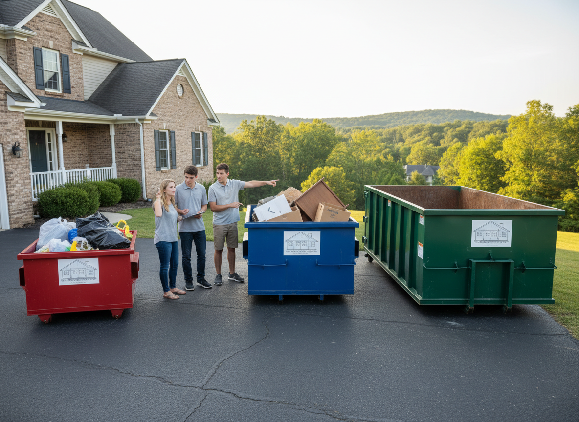 Choosing The Correct Dumpster Size For Home Cleanouts In Hagerstown
