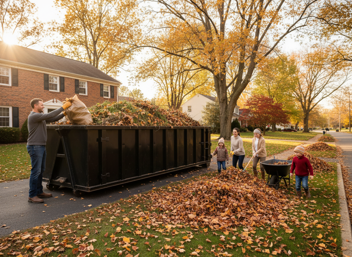 Handling Yard Waste With Dumpster Rentals During Hagerstown Fall